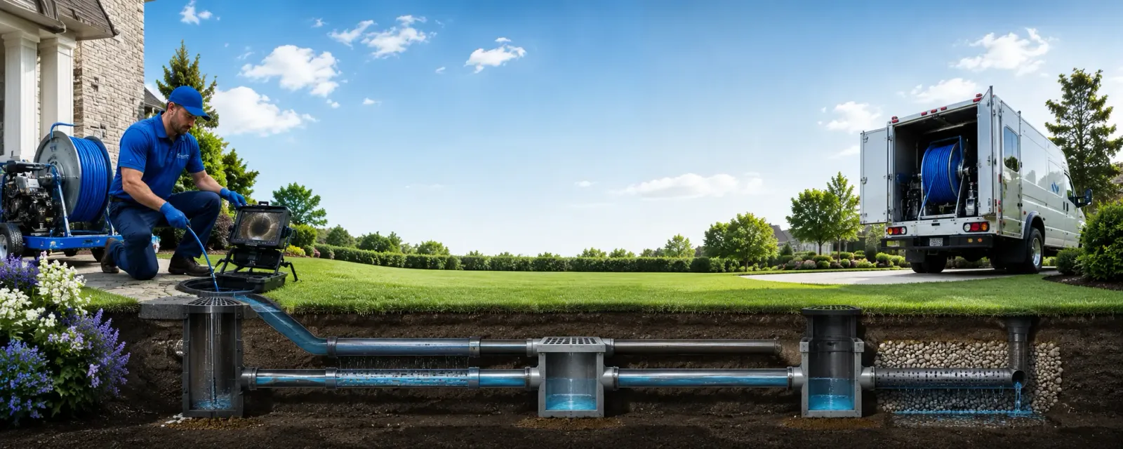 Outdoor drain cleaning information for Plato, MN
